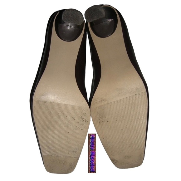 Vintage 90's City Snappers Brown Loafers Pumps Fall Academia Preppy y2k Clueless - Picture 9 of 11